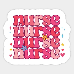 Nurse Valentine Shirt, Valentines Day Shirt, Nurse Shirt, Nurse Gift, RN Shirt, Nursing School Shirt, Stacked Valentine Nurse Sticker